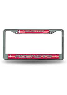 Houston Rockets Glitter Chrome License Frame