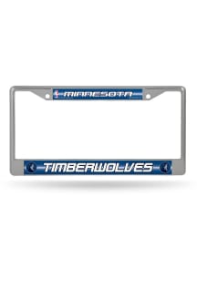 Minnesota Timberwolves Glitter Chrome License Frame