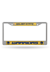 Golden State Warriors Glitter Chrome License Frame