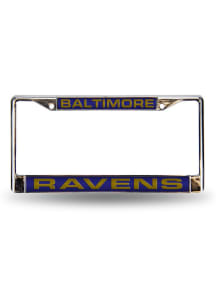 Baltimore Ravens Chrome License Frame
