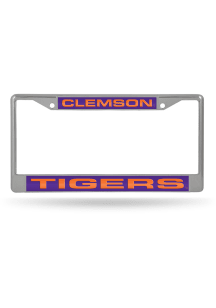 Clemson Tigers Chrome License Frame