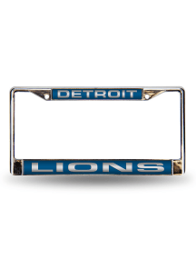Detroit Lions Chrome License Frame