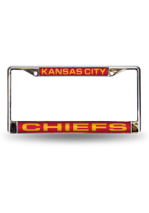 Kansas City Chiefs Chrome License Frame