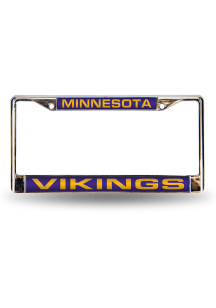 Minnesota Vikings Chrome License Frame