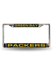 Green Bay Packers Chrome License Frame