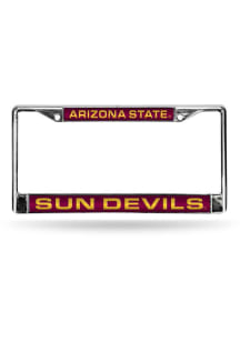 Arizona State Sun Devils Chrome License Frame