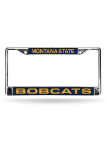 Montana State Bobcats Chrome License Frame