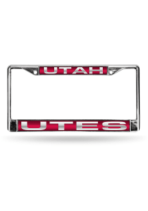 Utah Utes Chrome License Frame