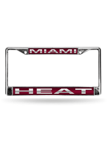 Miami Heat Chrome License Frame