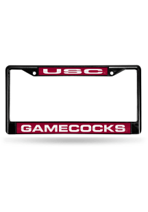 South Carolina Gamecocks Black Chrome License Frame