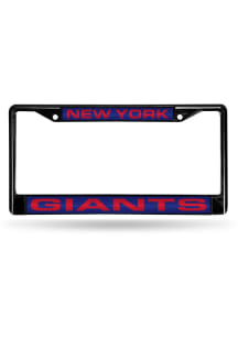 New York Giants Black Chrome License Frame