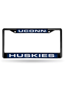 UConn Huskies Black Chrome License Frame