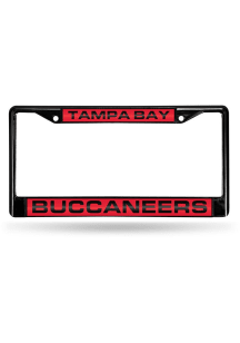 Tampa Bay Buccaneers Black Chrome License Frame