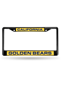 Cal Golden Bears Black Chrome License Frame