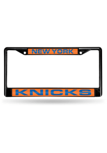 New York Knicks Black Chrome License Frame