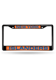 New York Islanders Black Chrome License Frame