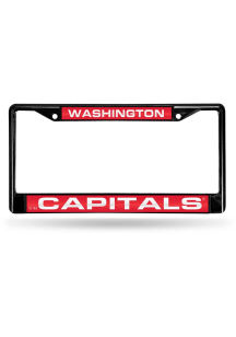 Washington Capitals Black Chrome License Frame
