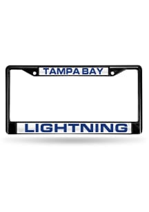 Tampa Bay Lightning Black Chrome License Frame