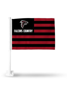 Atlanta Falcons Double Sided Car Flag - White