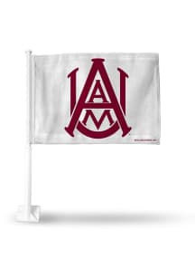 Alabama A&amp;M Bulldogs Double Sided Car Flag - Silver