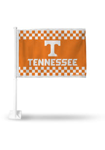 Tennessee Volunteers Double Sided Car Flag - Silver