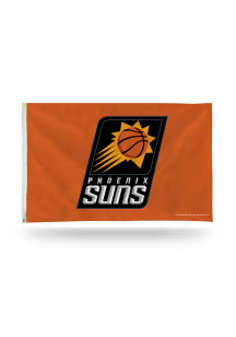Phoenix Suns 3x5 White Silk Screen Grommet Flag