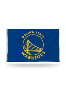 Golden State Warriors 3x5 Blue Silk Screen Grommet Flag