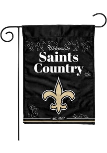 New Orleans Saints 13x18 Garden Flag - White