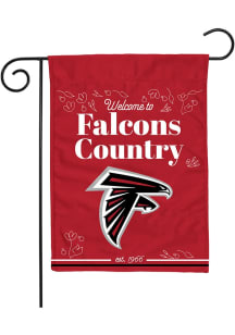 Atlanta Falcons 13x18 Garden Flag - White