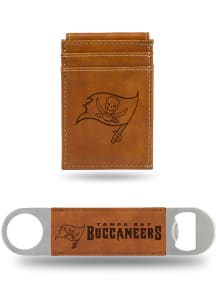 Tampa Bay Buccaneers Bar Blade and Front Pocket Wallet Mens Front Pocket Wallet and Bar Blade Set