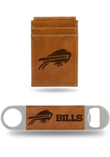 Buffalo Bills Bar Blade and Front Pocket Wallet Mens Front Pocket Wallet and Bar Blade Set