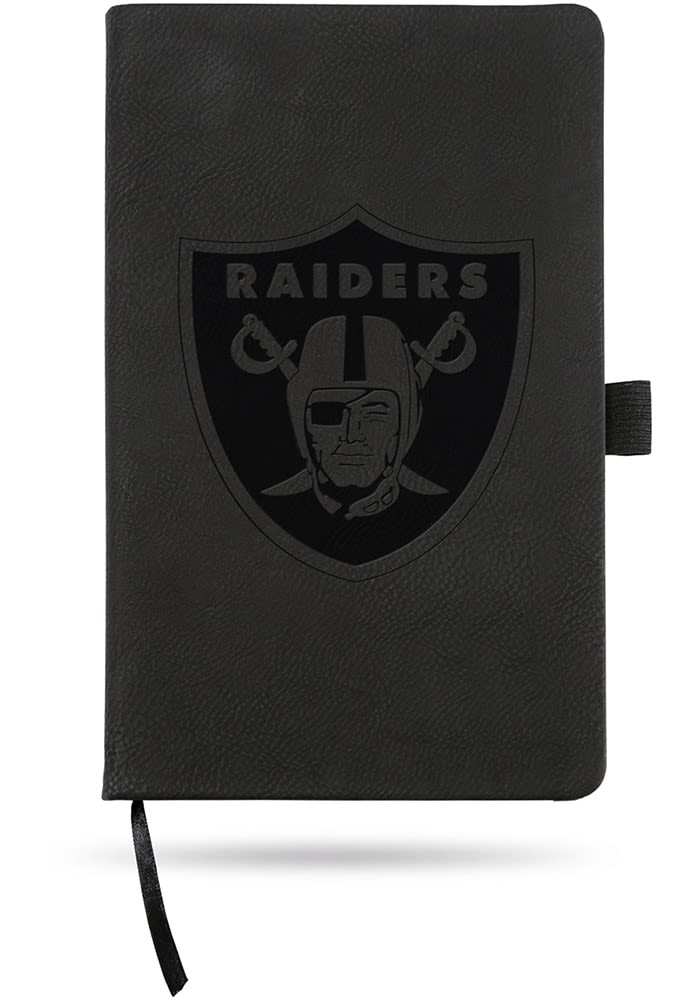 Las Vegas Raiders BLACK Engraved Notebook and Folder - 74265846