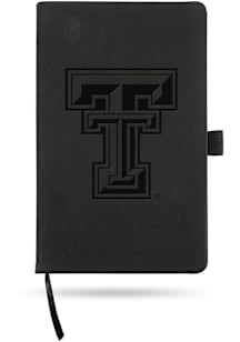 Texas Tech Red Raiders Engraved Notebook and Folder - Black