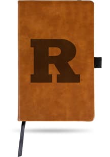Brown Rutgers Scarlet Knights Engraved Notebook and Folder