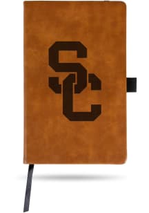 Brown USC Trojans Engraved Notebooks and Folders