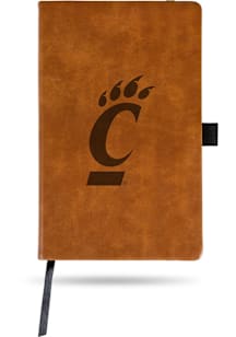 Cincinnati Bearcats Engraved Notebook and Folder - Brown