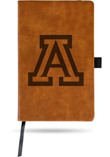 Arizona Wildcats Engraved Notebook and Folder - Brown