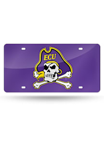 East Carolina Pirates Laser Cut Car Accessory License Plate