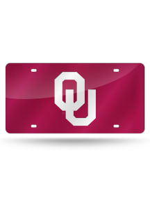 Oklahoma Sooners Laser Cut Car Accessory License Plate