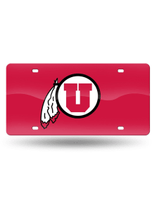 Utah Utes Laser Cut Car Accessory License Plate