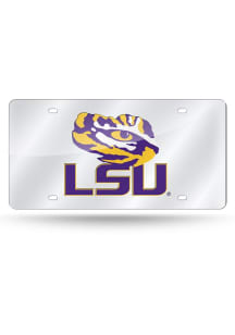 LSU Tigers Laser Cut Car Accessory License Plate