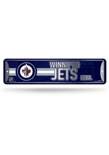Winnipeg Jets 4x15 Metal Street Sign