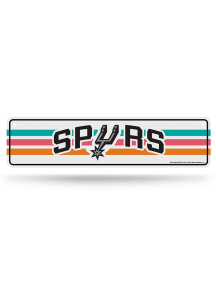 San Antonio Spurs 4x15 Metal Street Sign