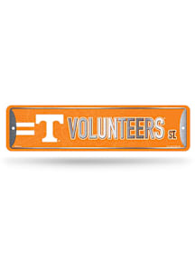 Tennessee Volunteers 4x15 Metal Street Sign - Silver
