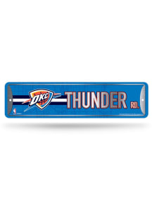 Oklahoma City Thunder 4x15 Metal Street Sign