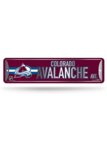 Colorado Avalanche 4x15 Metal Street Sign