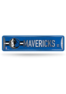 Dallas Mavericks 4x15 Metal Street Sign