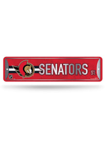 Ottawa Senators 4x15 Metal Street Sign