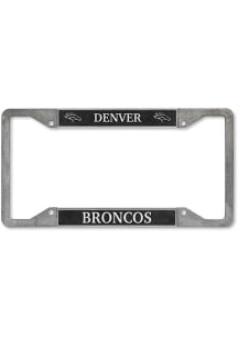 Denver Broncos Pewter License Frame