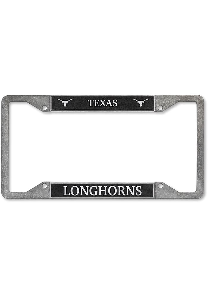 Texas Longhorns License Plate Frame - Texas Longhorns SILVER